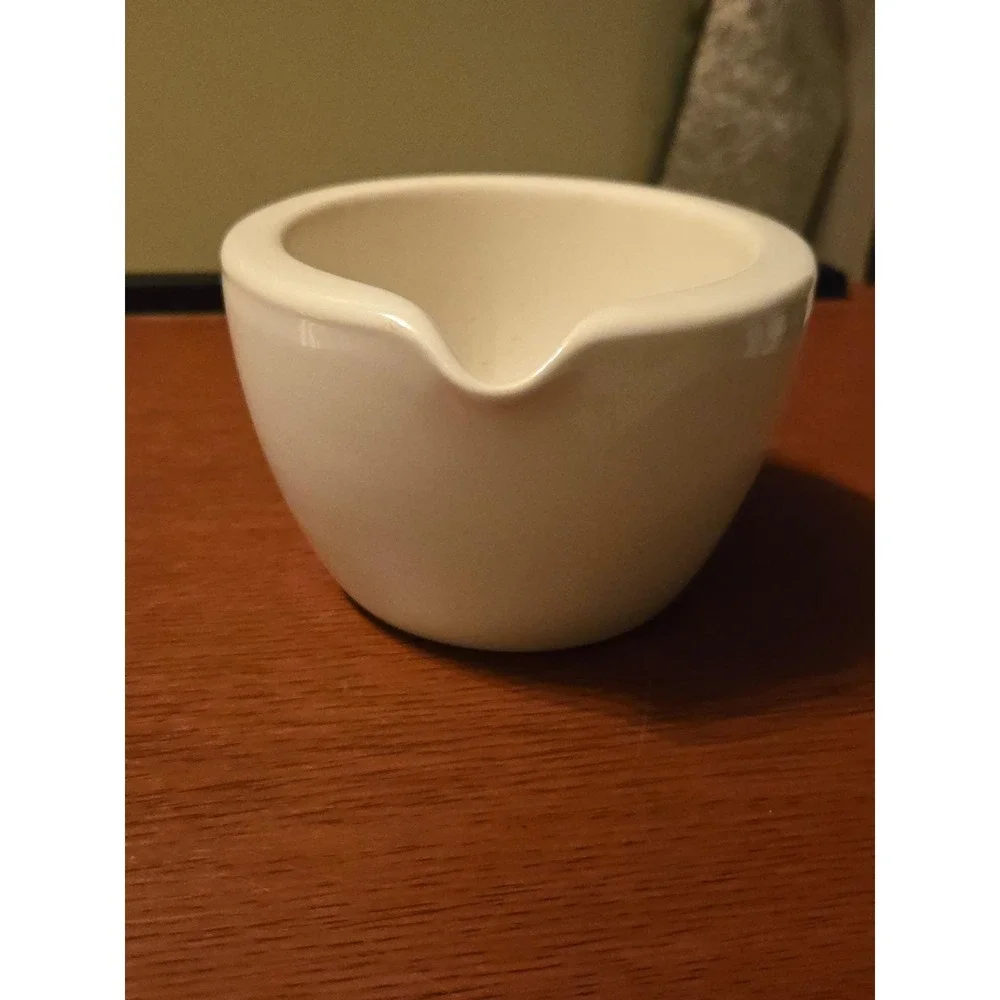 Vintage Coors USA 00‎ White Ceramic Mortar and Pestle Set Apothecary Kitchenware